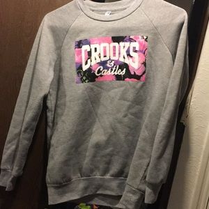 Women’s CROOKS sweatshirt. Size Small.